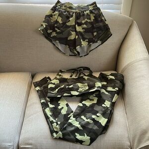 Three piece set—bra, shorts , leggings